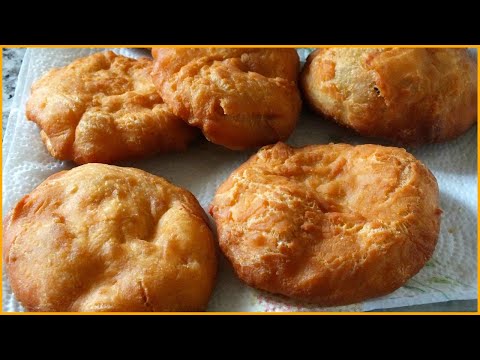 HOW TO MAKE FRIED BAKE: BAKE AND SALTFISH