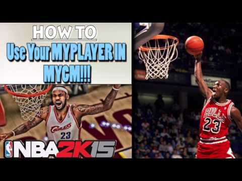 NBA 2K15: HOW TO USE YOUR MYPLAYER IN MYGM!!!!