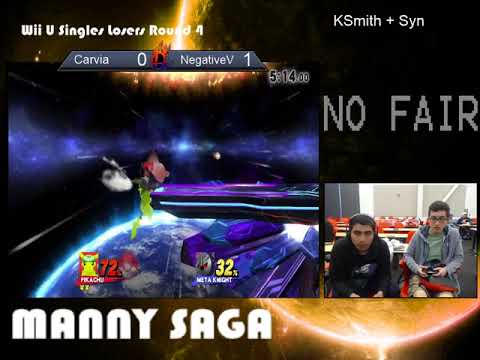 Carvia vs NegativeV   No Fair 10   Singles Losers Round 4