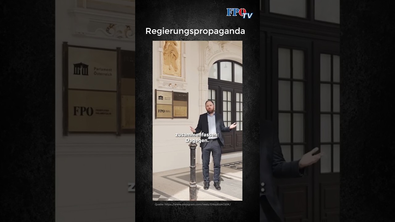 Regierungspropaganda entlarvt: Was wirklich im Parlament passiert!