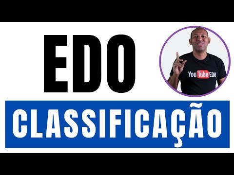 How to classify differential equations?