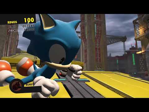 Sonic Forces - Walkthrough 2 - Stage 2: Chemical Plant, Spaceport