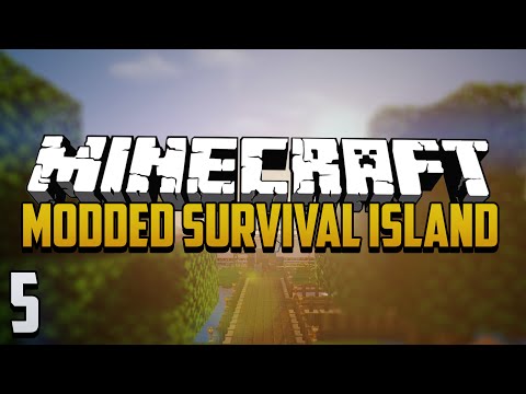 Minecraft Modded Survival Island - Ep.5 - Hammer Time!