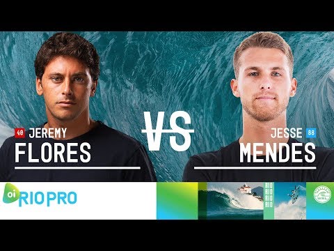 Jeremy Flores vs. Jesse Mendes - Round Two, Heat 9 - Oi Rio Pro 2018