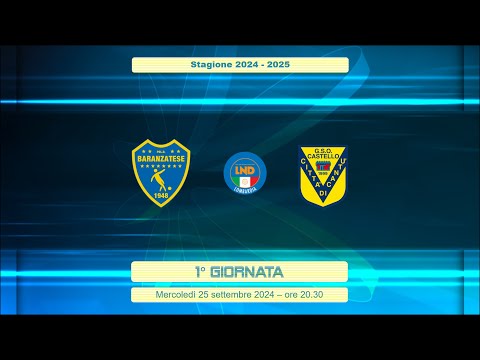 Sintesi Campionato Allievi Regionali U16 Baranzatese vs Castello Città di Cantù