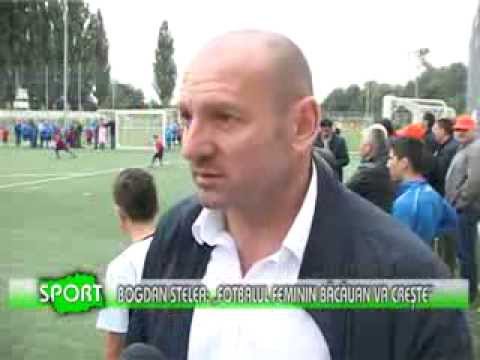 PISCILE ROSII   BOGDAN STELEA MESAJ PENTRU PISCILE ROSII fotbal feminin Bacau 09 10 2013