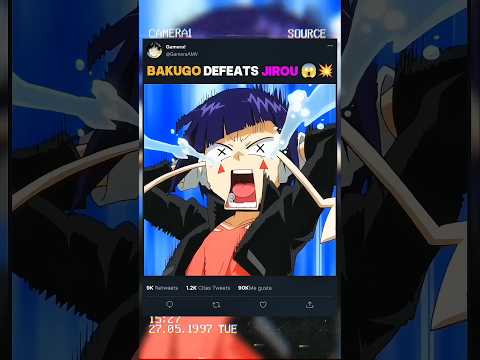 Bakugo defeats Jiro 😱💥 | #myheroacademia #edit #amv #mha #anime