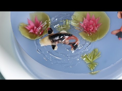3D Jelly How To: Water Lily & Leaping Fish