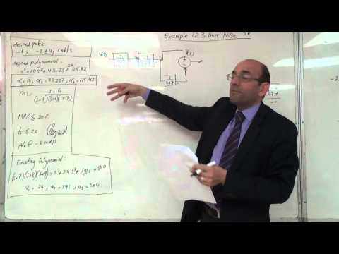 Example 12.3 from N Nise on Pole Placement from User Requirements (c), 6/4/2016