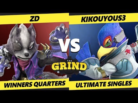 Smash Ultimate Tournament - ZD (Wolf) Vs. Kikouyous3 (Falco) The Grind 109 SSBU Winners Quarters