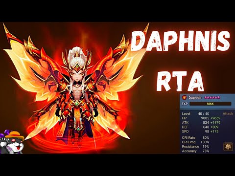 The Power Of Daphnis (Fire Fairy King) In RTA  Summoners War