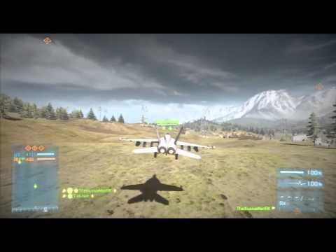 Battlefield 3 - What happens when you land in Air Superiority Mode