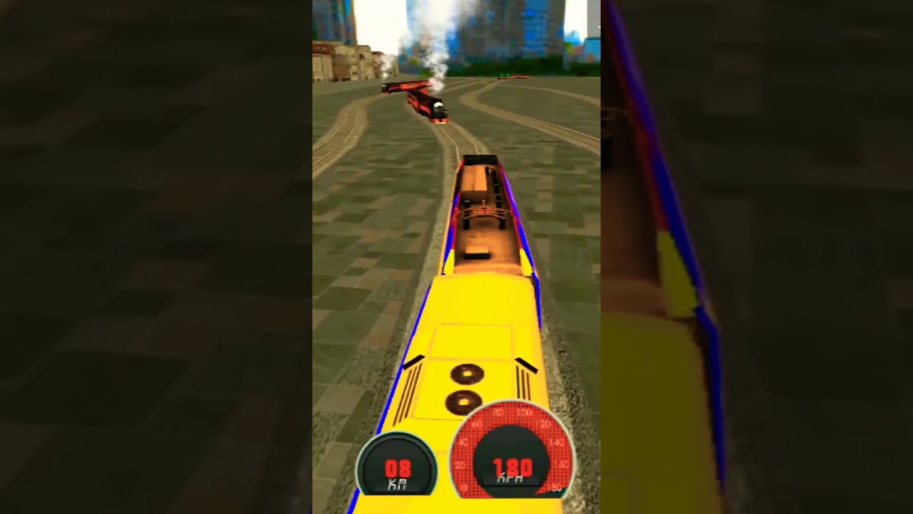 train game | Train driving | city train driving simulator | train accident | train crash | #gameplay