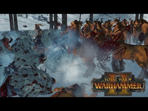 Throgg Lets the Dogs Out - Norsca vs Beastmen // Total War: Warhammer II Online Battle