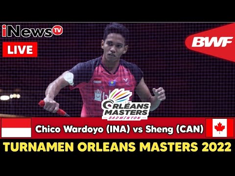 🔴Chico Wardoyo (INA) vs Sheng (CAN) Orleans Masters 2022, Court 1