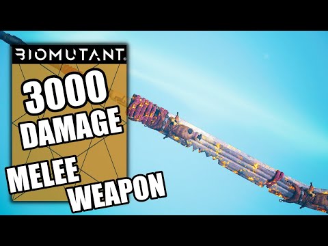 Biomutant – Craft 3000 Damage Melee Weapon (9 STARS)
