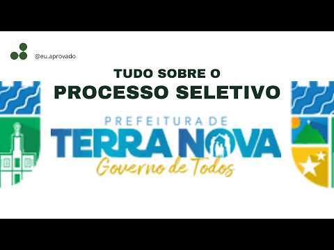 TUDO SOBRE O PROCESSO SELETIVO DE TERRA NOVA/PE