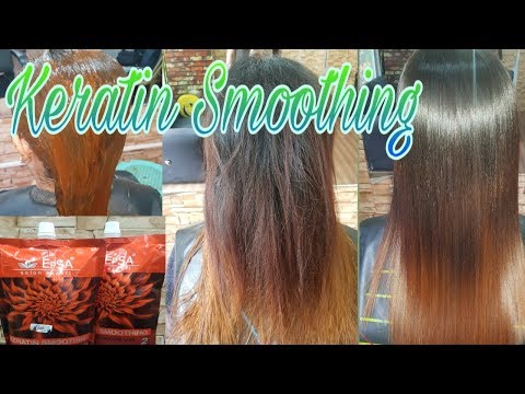 Hair Rebond with Cellophane using Epsa Keratin Variant