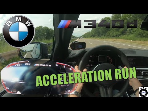 2021 BMW M340d xDrive (340HP) | 100-200km/h & 0-100km/h | ACCELERATION | CarPerformance Media