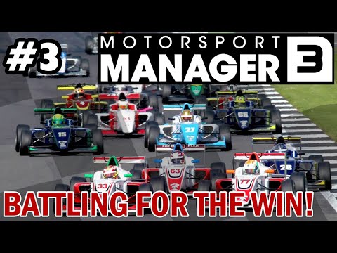 Battling for the lead in Bahrain! | Motorsport Manager 3 Career Mode Part #3 | Fuzz Nation Racing