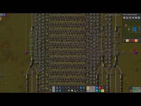 Factorio proof of concept: EC with bots and trains.