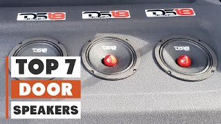 Top 7 Best Door Speakers for Your Car in 2025
