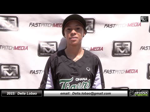 2023 Delia Lobao 4.0 GPA - Athletic Slapper, Middle Infielder Softball Skills Video - Ohana Tigers