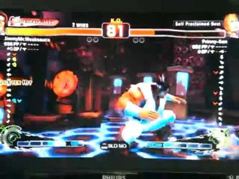 SSF4 AE: JimmyMcWeaksauce (T.Hawk) vs Prinny-San (Cody)