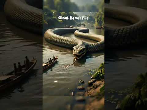"The Beast Awakens! Beware of the Giant Serpent! 🐍👀" #snake #giants #animals #animal #legend #viral