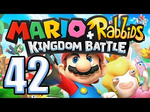Mario + Rabbids: Kingdom Battle playthrough pt42 - Peach Joins! Icicle Golem Boss