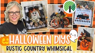 👻🎃 RUSTIC COUNTRY HALLOWEEN DIYs and CRAFTS 2024 || Ghost Busted Canvas Shadow Box