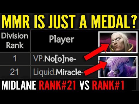 No[o]ne invoker vs Miracle Faceless void solo Mid - EPIC Dota 2 game