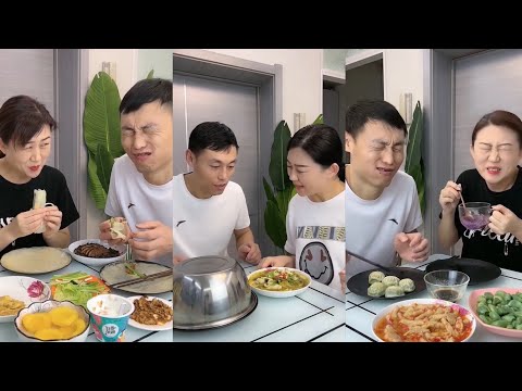 Trending 🔥 Funny Husband Wife Yummy Food Eating Challenge||Prank 😂🤫||Comedy 🤣🤣