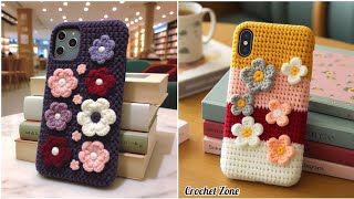 Crochet Phone Cover Design Ideas. Latest Crochet Phone Cover.#crochet #handmade #phonecase #knitting