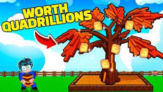 Maple Resin Seed Is Worth QUADRILLIONS In Grow A Garden