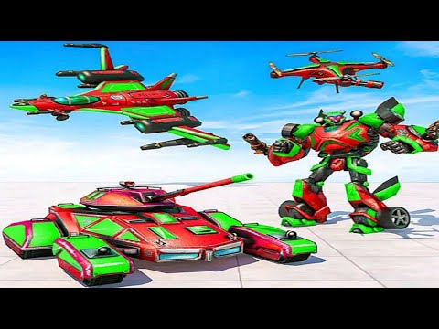Multi Robot Transform Game 2021: Jet Tank Car Robot Transformation - Android Gameplay