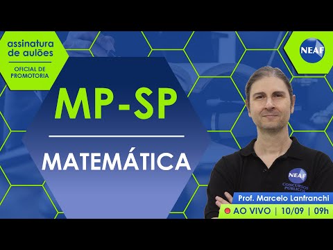 🔴 Aulões Por Assinatura Oficial de Promotoria MPSP Concurso 2022 | Matemática