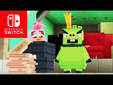 Minecraft x Angry Birds DLC Part 2 Playthrough Coop Gameplay Nintendo Switch No Commentary