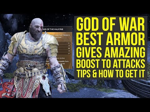God of War Best Armor Gives INSANE BOOST TO DAMAGE  - Valkyrie Set (God of War 4 Best Armor)