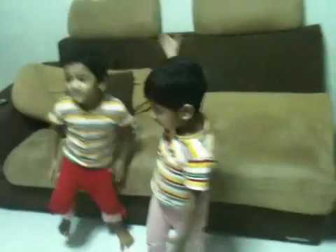 Harshini and harshitaa dancing