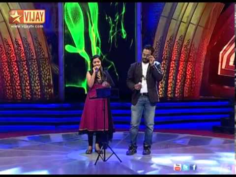 Super Singer - Vaishali and Koushik sing Kurukku Chiruththavale