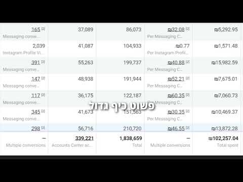 ניהול קמפיינים, סקירת חשבון #2