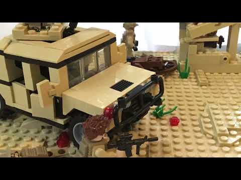 Lego Iraq war stop motion