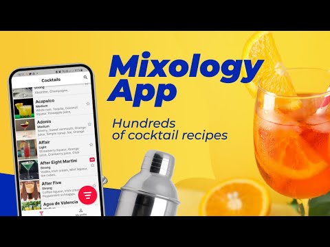 Cocktail Recipes Mixology App Video