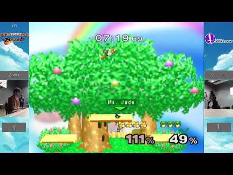 Birmingham Brawl 22 Melee Singles LQ - Zoma (Fox, Sheik) vs. Ms. Jade (Marth)