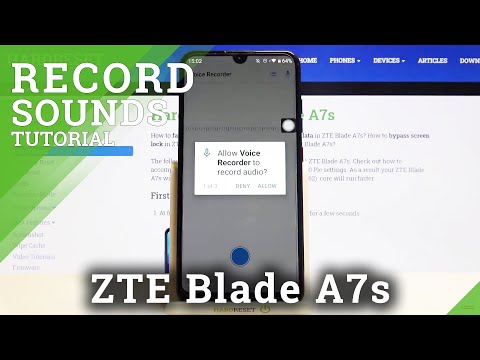 ZTE Blade A7s and Voice Recorder - Enable Sound Recorder