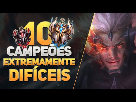 10 Campeões com MAIOR SKILL CAP do Jogo - League of Legends