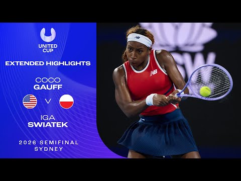 Coco Gauff v Iga Swiatek Extended Highlights | United Cup 2026 Semifinal