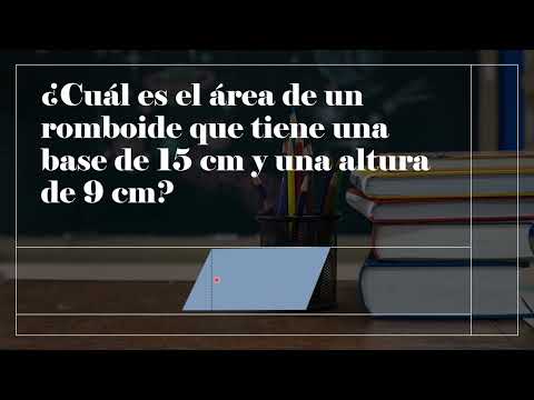 CÓMO CALCULAR EL AREA DE UN ROMBOIDE SUPER FACIL