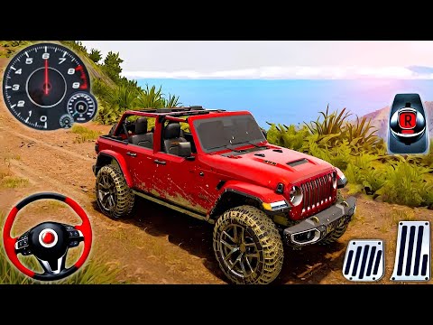 Offroad SUV Mud Jeep Simulator - 4x4 Offroad Cargo Jeep Driving 3D - Android Gameplay